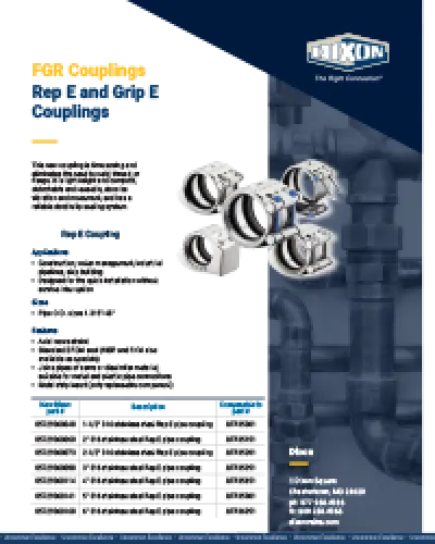 FGR Couplings Rep E and Grip E Couplings