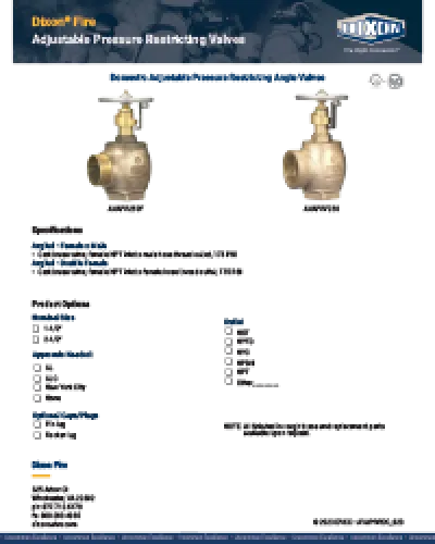 Domestic Adjustable Pressure Restricting Angle Valves
