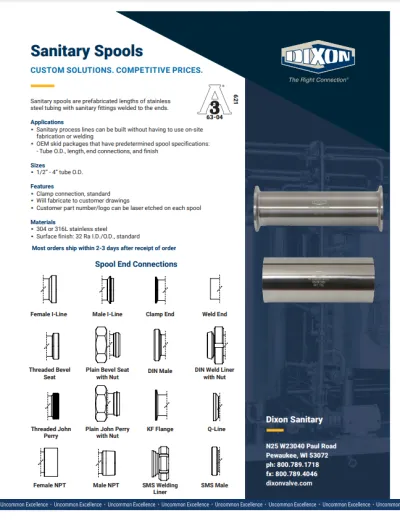Sanitary Spools