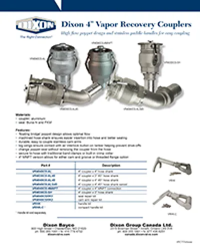 Vapor Recovery Couplers