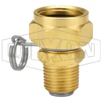 Straight Swivel x GHT Thread Connector for Spray Gun