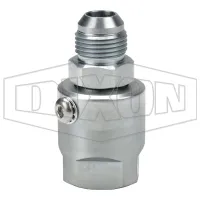 Super Swivels® Male JIC 37° x Female NPTF Inline Swivel