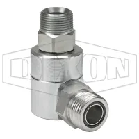 Super Swivels® Male NPTF x Male Face Seal 90° Elbow