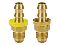 Male 37° JIC x Push-on Hose Barb