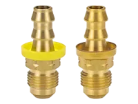 Male 45° SAE x Push-on Hose Barb