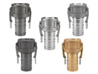 Cam & Groove Type C Coupler x Hose Shank