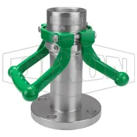 Dixon MannTek Cryogenic Dry Disconnect Coupler-Hose Unit x 150# Flange