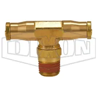 D.O.T. Push-In Swivel Male Branch Tee