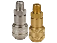 D-Series Pneumatic Automatic Male Threaded Coupler