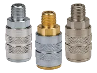 F-Series Pneumatic Manual Male Threaded Coupler