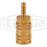 M-Series ARO Pneumatic Manual Standard Hose Barb Coupler