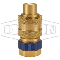 Dix-Lock® N-Series Bowes Interchange Female Threaded Safety-Lock Plug