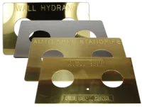 Wall Plate for Double Clapper Siamese Assembly