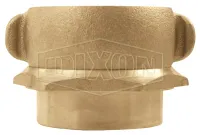 brass female swivel adapter with rocker lugs