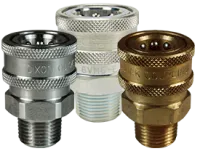 dqc v series snap tite hih interchange unvalved coupler male npt group
