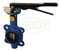 iron butterfly valve_wafer style with stainless disc