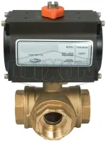 pneumatically actuated ball valve