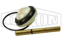 gravity nozzle repair plunger o ring valve seal base plate kit