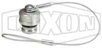 v series snap tite h ih interchange dust plugs aluminum body with steel cable quick disconnects
