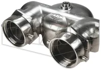 reversible fire department connection assembly