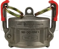 Vent-Lock Safety Cam & Groove Type DC Dust Cap L200-DC-SS Vent-Lock Safety Cam & Groove Type DC Dust Cap L200-DC-SS