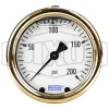 Brass Liquid Filled Center Back Mount Gauge