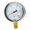 Brass Liquid Filled Lower Mount Gauge