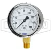 Brass Liquid Filled Lower Mount Gauge