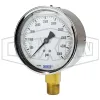 Brass Liquid Filled Lower Mount Gauge