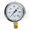 Brass Liquid Filled Lower Mount Gauge