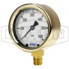 Brass Liquid Filled Lower Mount Gauge