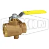 Bronze Ball Valve with NPT Tap for Drain