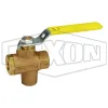 Bronze Ball Valve with NPT Tap for Drain