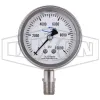 Stainless Liquid Filled Lower Mount Gauge