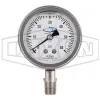 Stainless Liquid Filled Lower Mount Gauge