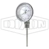 Model 31 Bi-Metal Bottom Connected 90° Angle 3" Face Thermometer