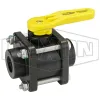 Polypropylene 4-Bolt Ball Valve