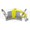 3" Aluminum Hose Saddle and nylon sling with galvanized shackle 