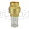 Strainer with Spring-Loaded Check Valve