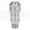 D-Series Pneumatic Automatic Male Threaded Coupler