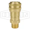 D-Series Pneumatic Automatic Male Threaded Coupler