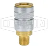 F-Series Pneumatic Manual Male Threaded Coupler