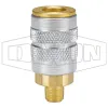 F-Series Pneumatic Manual Male Threaded Coupler