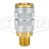 F-Series Pneumatic Manual Male Threaded Coupler