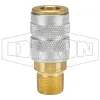 F-Series Pneumatic Manual Male Threaded Coupler