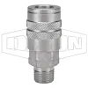 F-Series Pneumatic Manual Male Threaded Coupler
