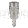 F-Series Pneumatic Manual Standard Hose Barb Coupler