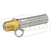 Straight Swivel x Hose Shank Connector for Spray Gun