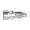 HTE-Series Correct Connect® Under Pressure Flush Face Female Plug CAD 