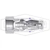 HTE-Series Correct Connect® Under Pressure Flush Face Female Plug CAD 